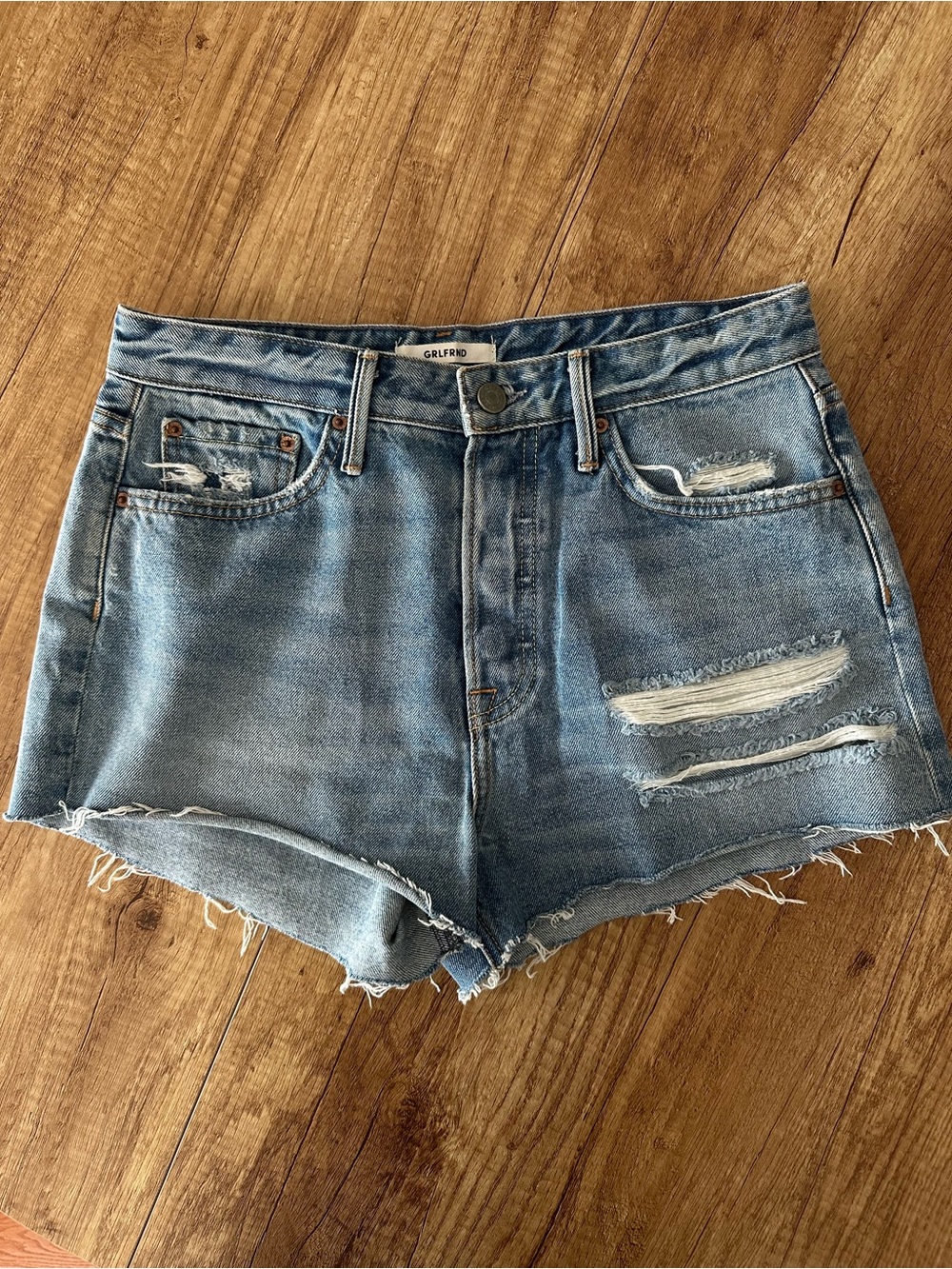 GRLFRND Cindy High Rise Shorts - Silly Love Songs